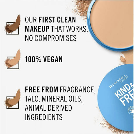 Rimmel Kind & Free  Pressed Face Powder 10g - 030 Medium