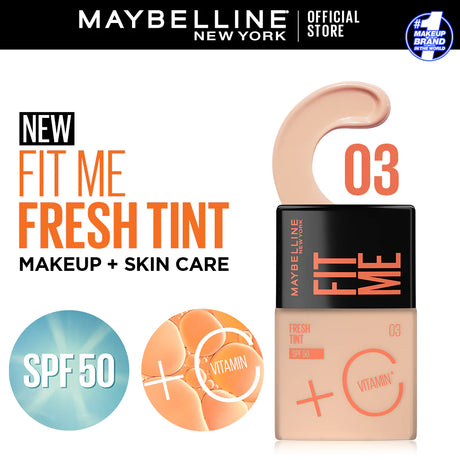 Maybelline Fit Me Fresh Tint 03 Spf 50 Foundation 30ml