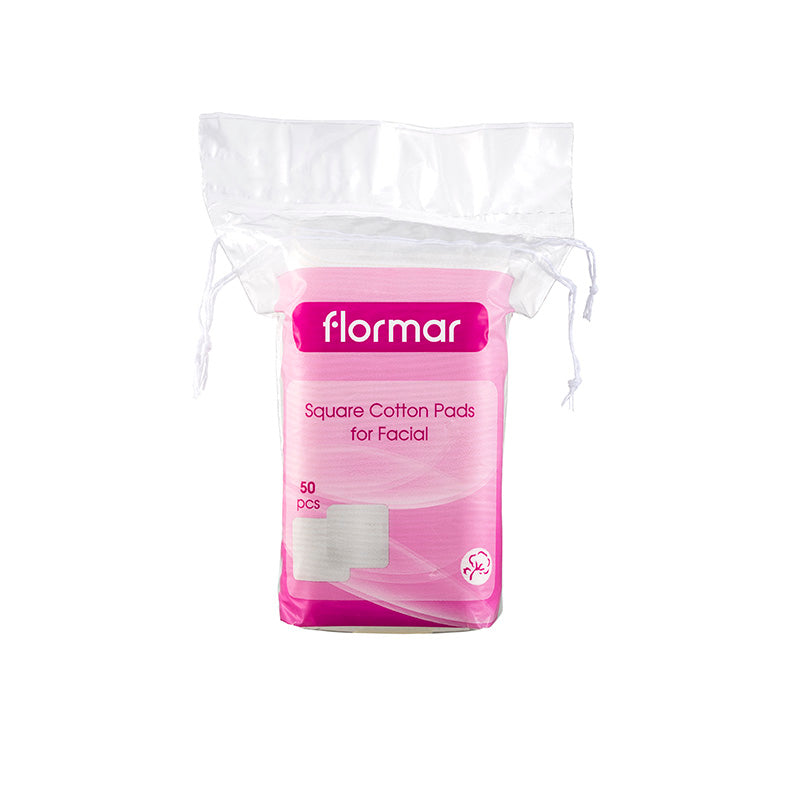 Flormar Square Facial Cotton Pads 50'S