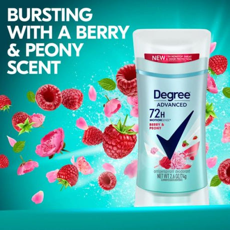 Degree Motion Sense Berry & Peony Anti-Perspirant Stick 2.6Oz