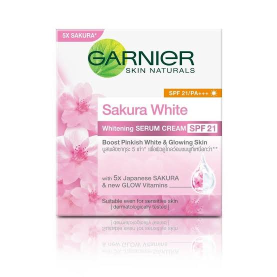 Garnier Sakura White SPF21 Day Serum Cream 50ml