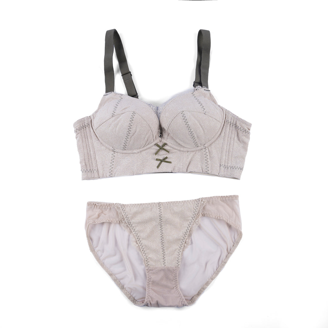 Non Wire Padded Bra Set - 110