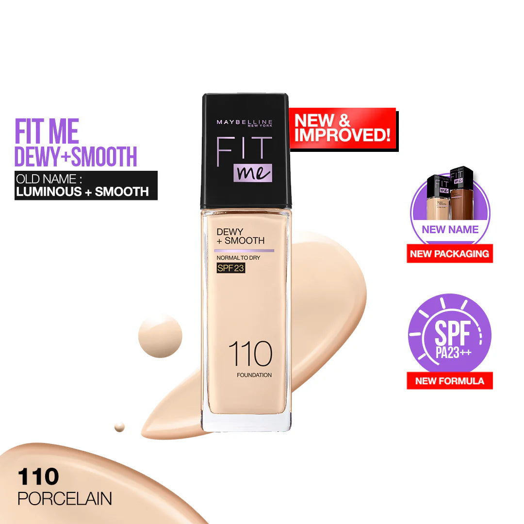 Maybelline Fit Me Dewy Pump Spf 110 Foundation 30ml