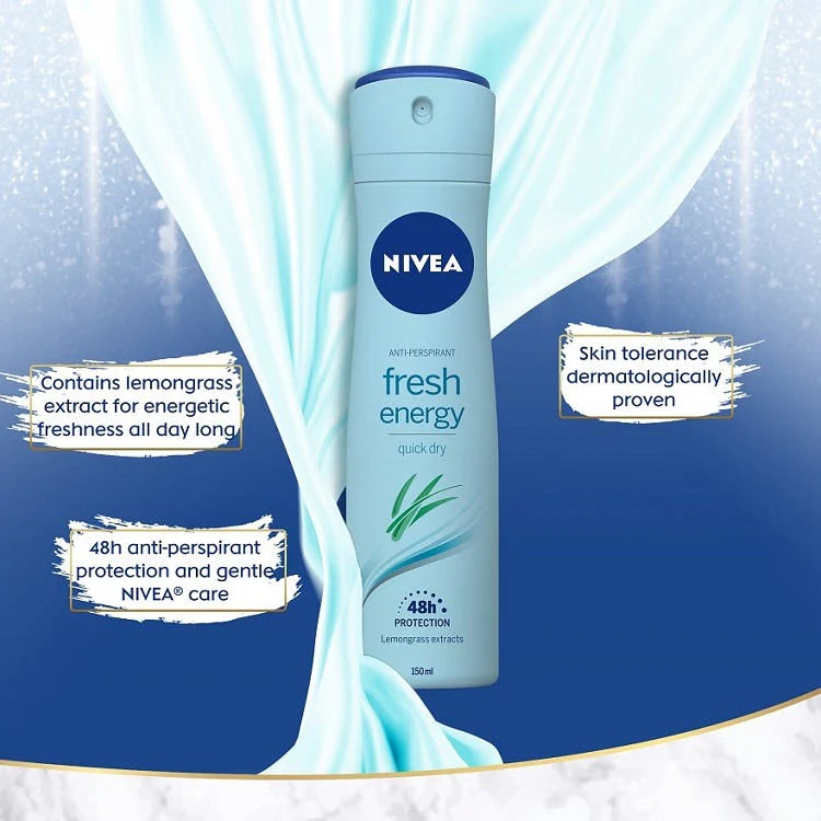 Nivea Women Fresh Energy Body Spray 150ml