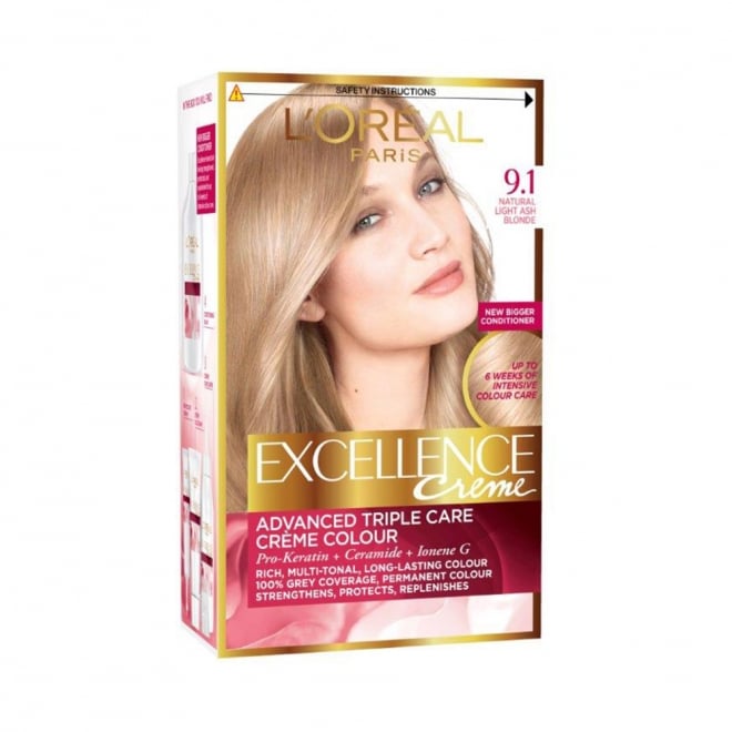 Loreal Excellence 9.1 Very Light Ash Blonde