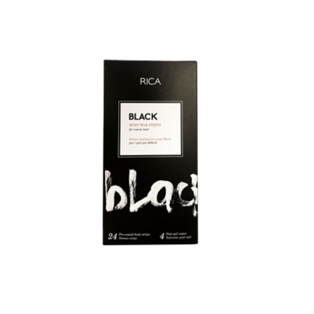 Rica Body Wax Strips Black 24S