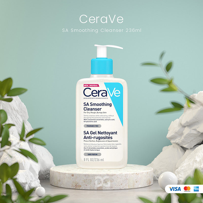 Cerave SA Smoothing Cleanser For Dry Rough and Bumpy Skin 236ml