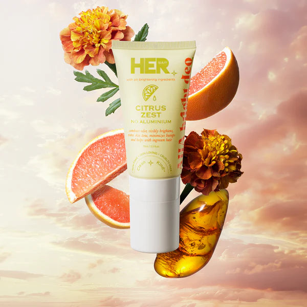 Her Beauty Citrus Zest Aha Bright Deo Roll On 70ml