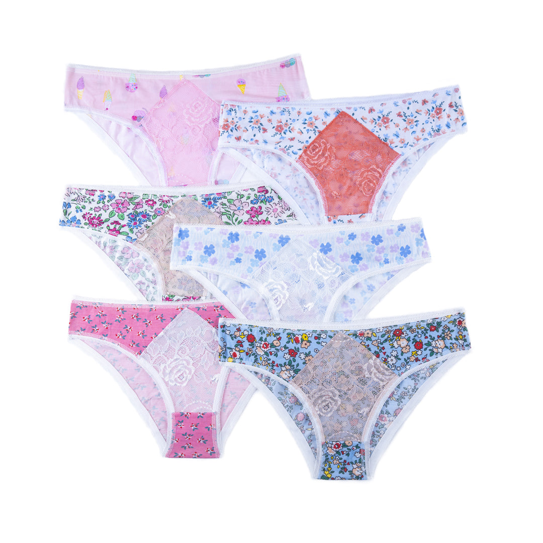 D&X Marks Pack Of 6 Panty 201