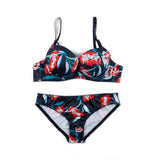 Belleza Lingerie Printed Padded Bra Set - A2138