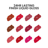 Amrij Cosmetics 24hr Lasting Finish Liquid Lip Gloss