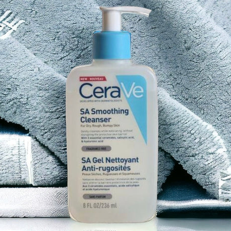 Cerave SA Smoothing Cleanser For Dry Rough and Bumpy Skin 236ml