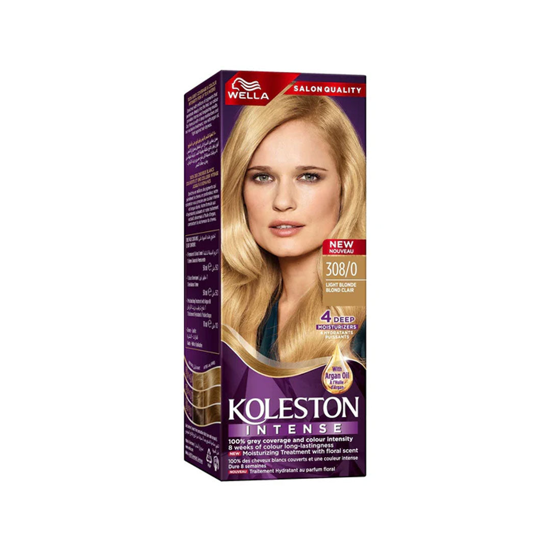 Wella Koleston Semi Kits Hair Color Cream 110ml - 308/0 Light Blonde