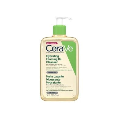 Cerave Hydrating Foaming Oil Cleanser For Normal To Very Dry Skin 473ml