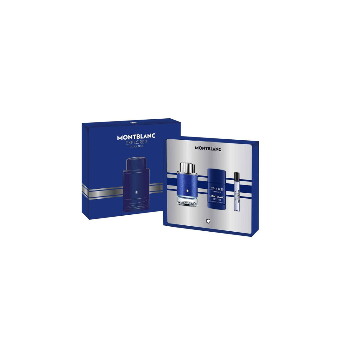 Mont Blanc Explorer Ultra Blue For Man Set Perfume+Deo Stick