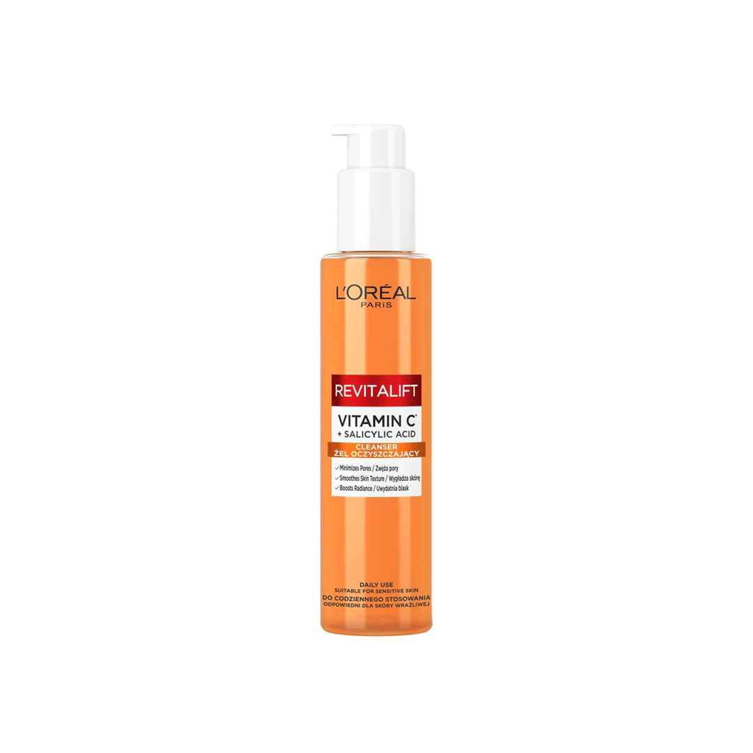 Loreal Revitlft Vitamin C & Salicylic Acid Facial cleansing Gel 150ml