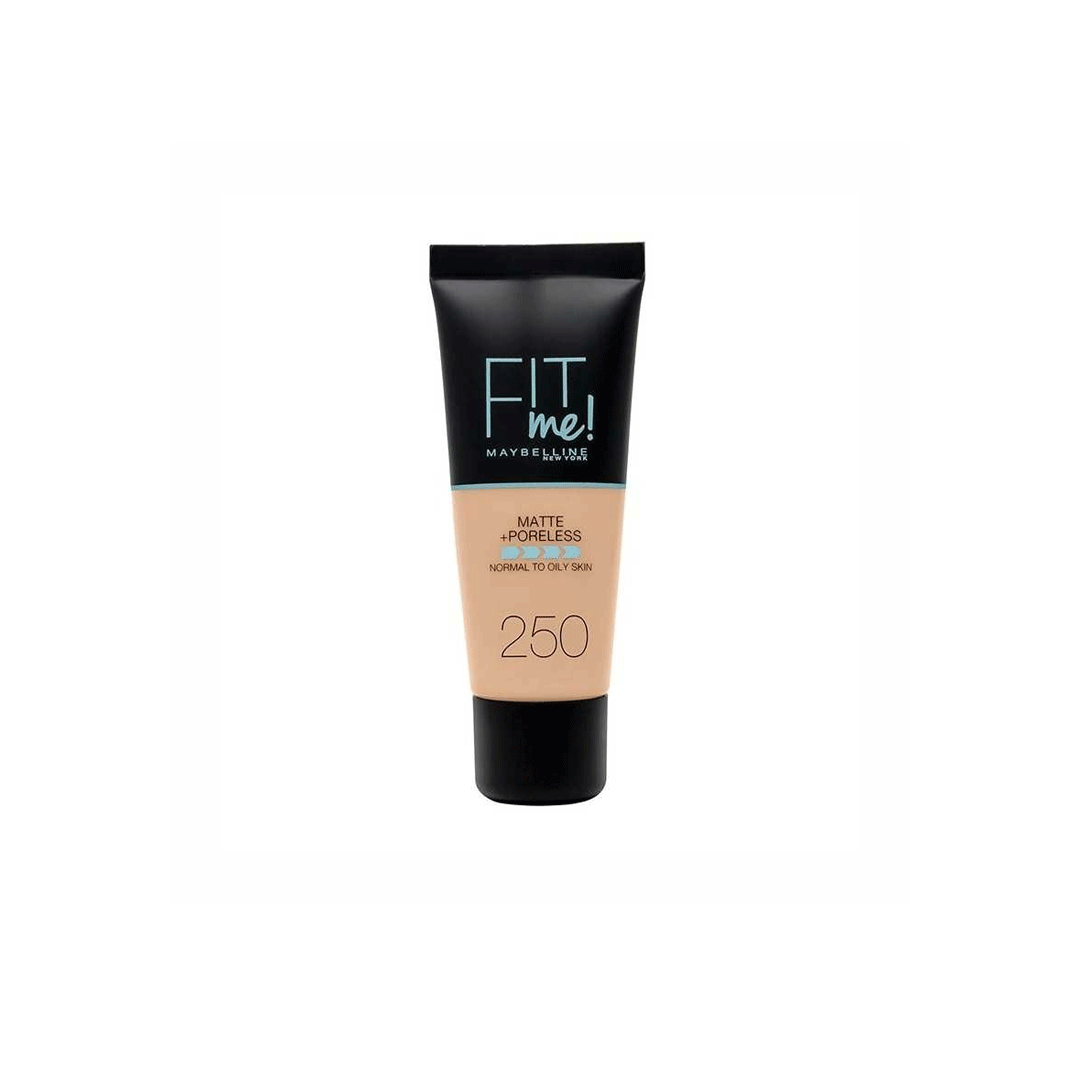 Maybelline Fit Me Matte Poreless Tube Foundation - 250 Sun Beige