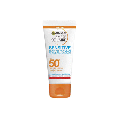 Garnier SPF50+Ambre Solaire Sensitivity Sunblock 50ml