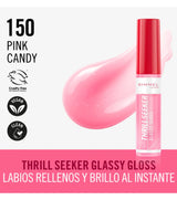 Rimmel Thrill Seeker Glassy Lip Gloss 10ml - 150 Pink Candy