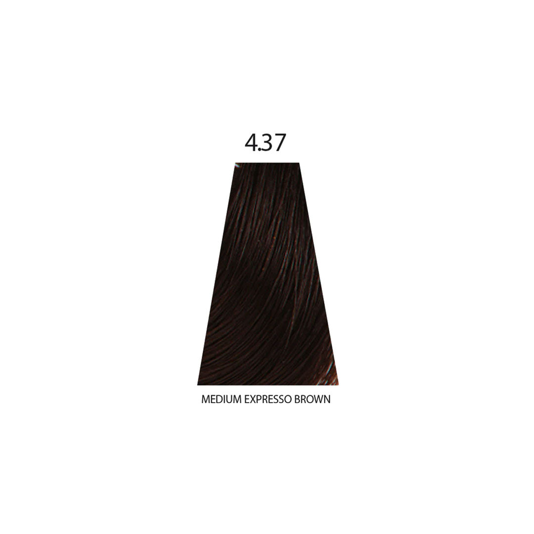 Keune Hair Color 60ml - 4.37 Medium Expresso Brown