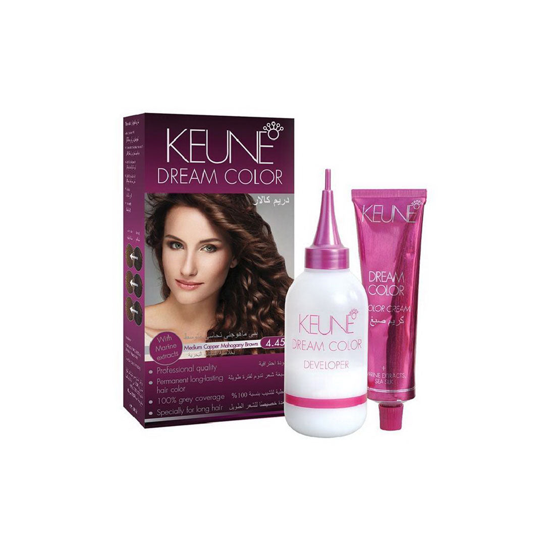 Keune Dream Hair Color - 4.45 Medium Copper Mahogany Brown