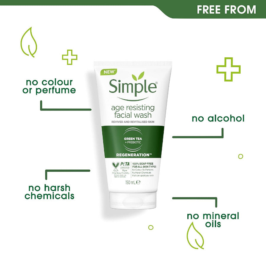 Simple Age Resist Face Wash 150ml