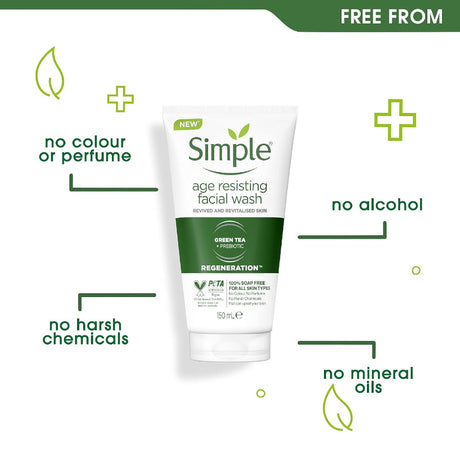 Simple Age Resist Face Wash 150ml