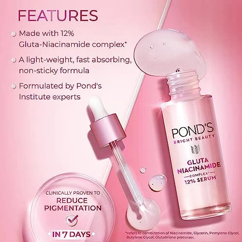 Ponds Bright Beauty Gluta Naicinamide Serum 30ml