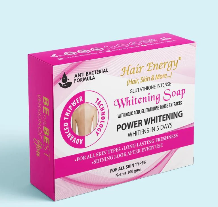 Hair Energy Glutathione Intense Whitening Soap 100g