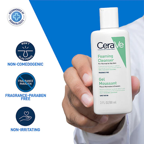 Cerave Gel Foaming Cleanser 88ml