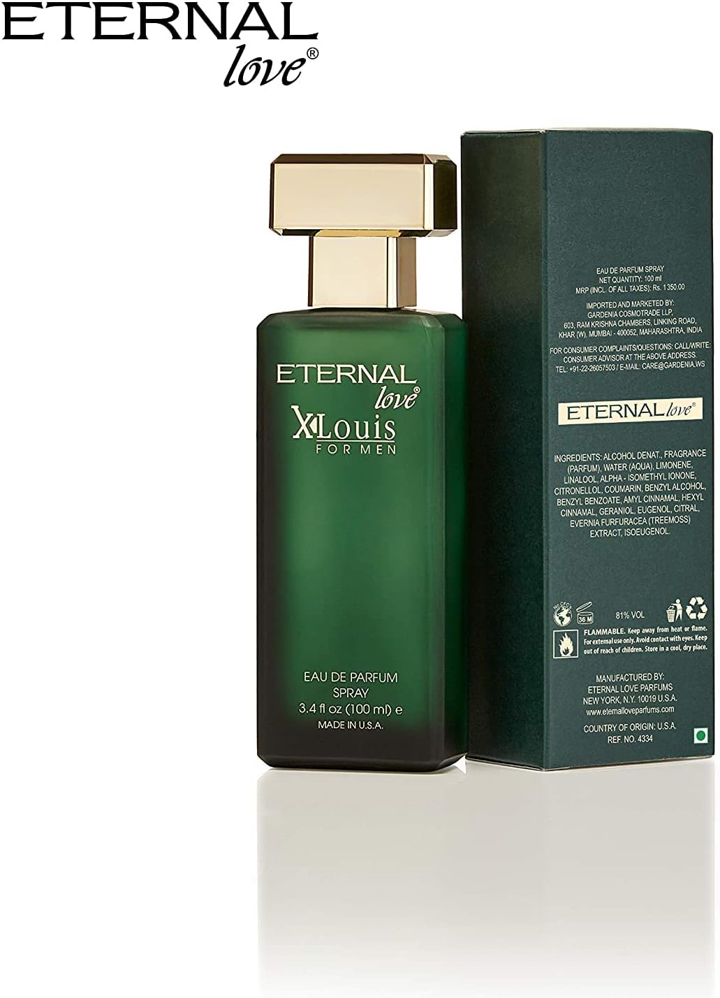 Eternal Love Perfume EDP X-Louis For Men 100ml