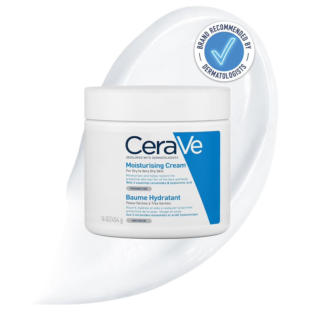 Cerave Moisturising Cream Dry To Very Dry Skin 454g