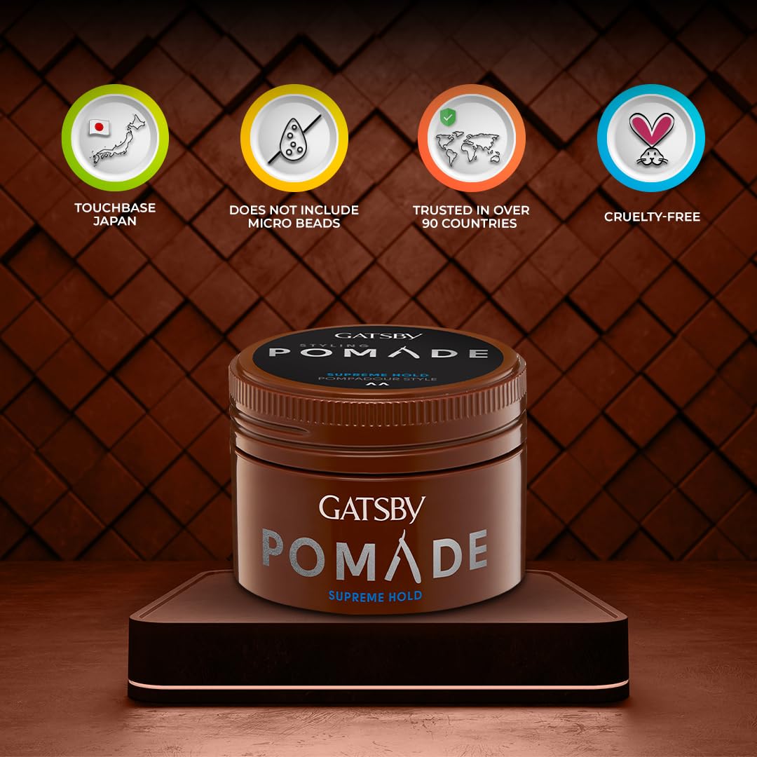 Gatsby Styling Pomade Supreme Hold Hair Wax 75g