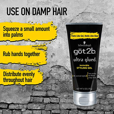 Got2b Ultra Glued Styling Gel 150ml