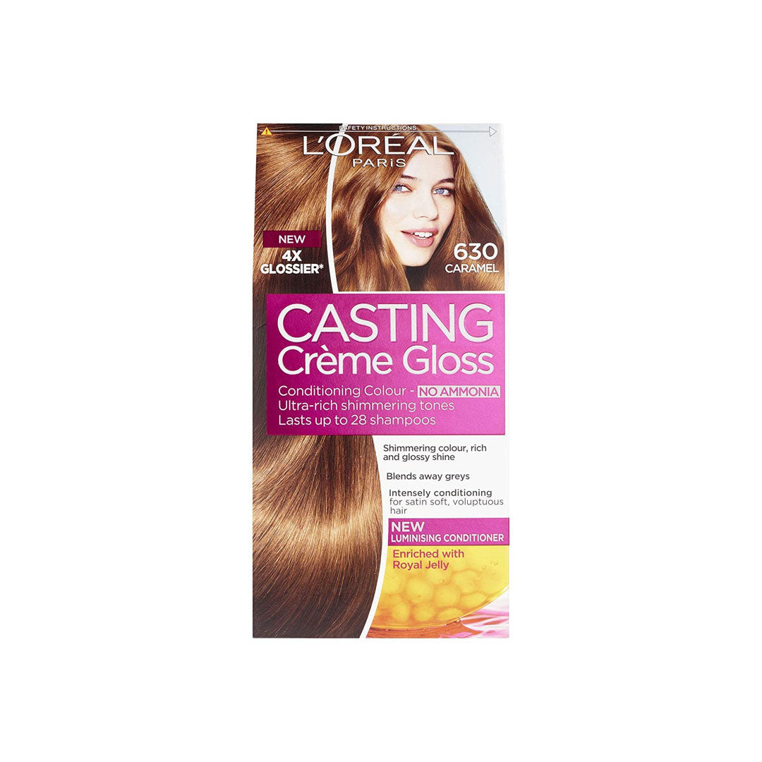 Loreal Casting Creme Hair Gloss 72ml+48ml - 630 Caramel