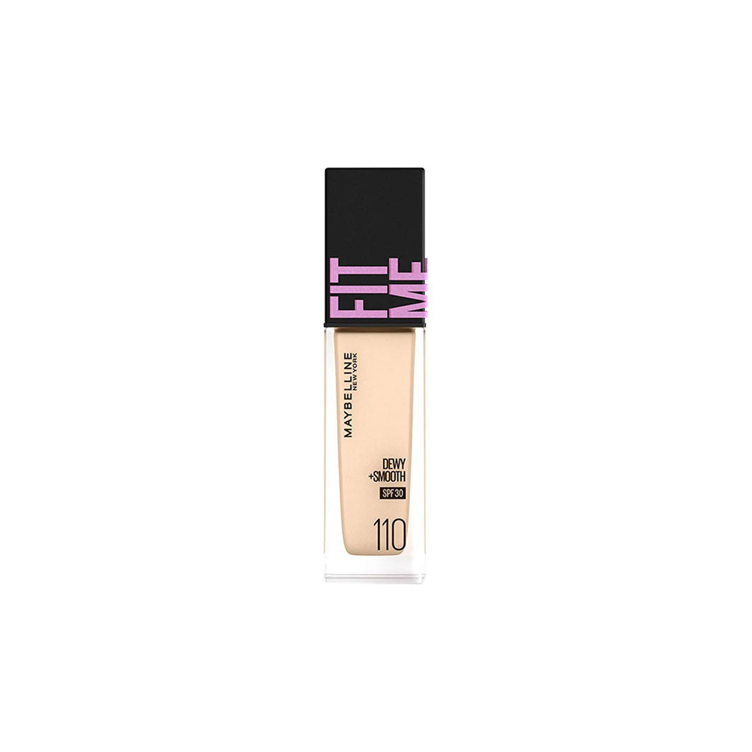 Maybelline Fit Me Dewy Smooth SPF30 Foundation Pump 30ml - 110 Procelain