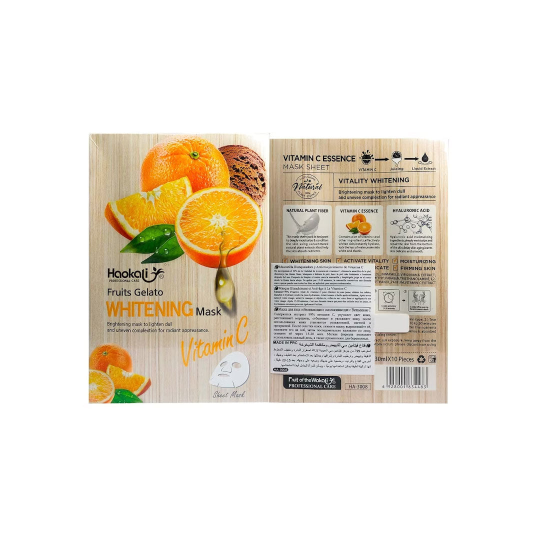 Haokali Ha3008 Vitamin C Facial Mask 30mlx10S