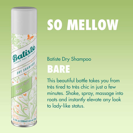 Batiste Bare Dry Shampoo 200ml