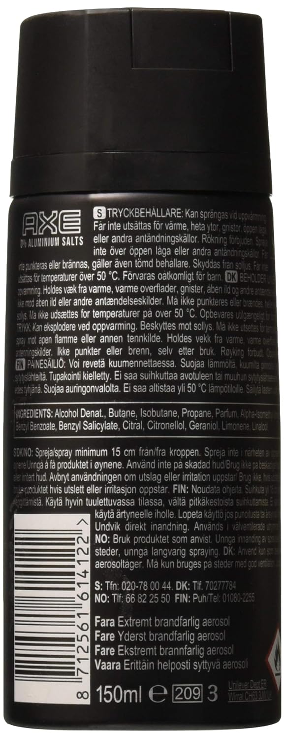 AXE Black Deodorant & Body Spray 150ml