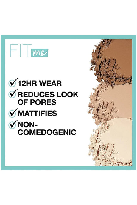 Maybelline Fit Me Matte Poreless Face Powder 12g - 130 Buff Beige