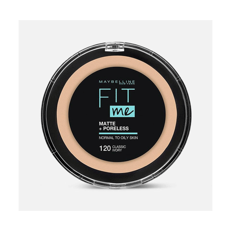 Maybelline Fit Me Matte Poreless Face Powder 12g - 120 Classic Ivory