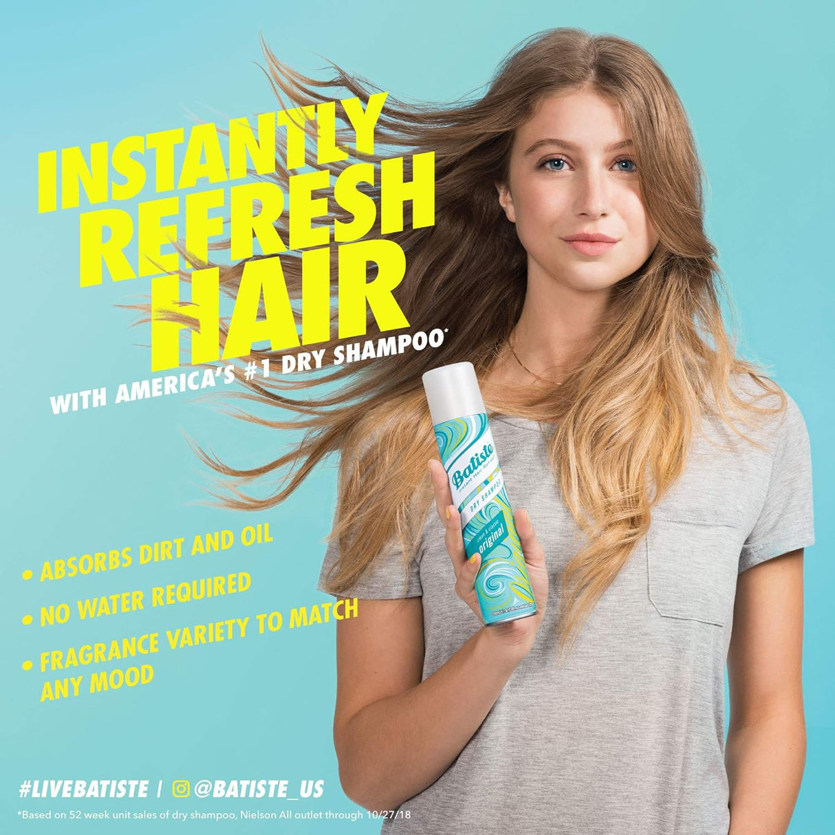 Batiste Original Dry Shampoo 200ml