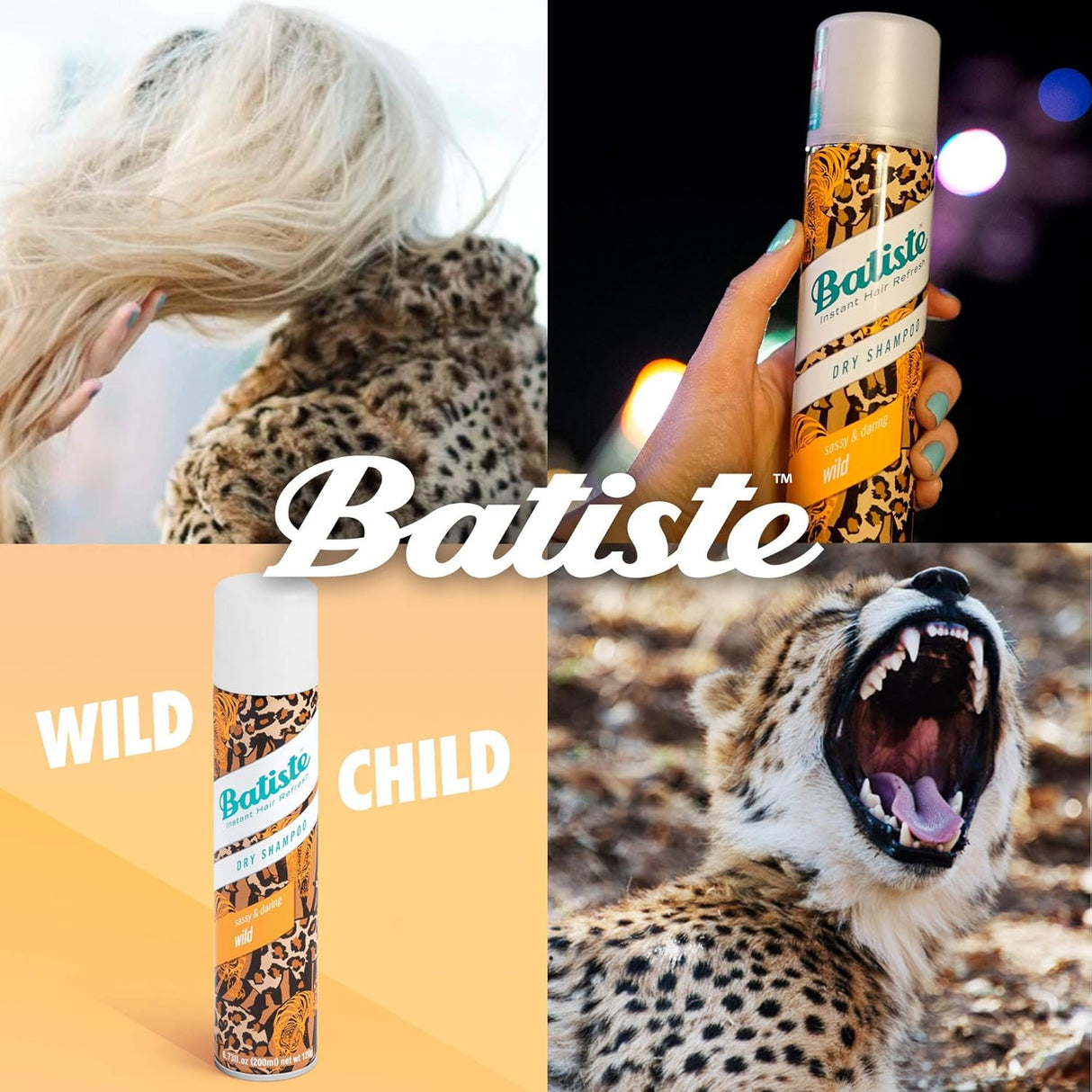 Batiste Wild Dry Shampoo 200ml