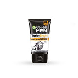 GARNIER MEN TURBO BRIGHT VITAMIN C + CHARCOAL FACE WASH 100ML