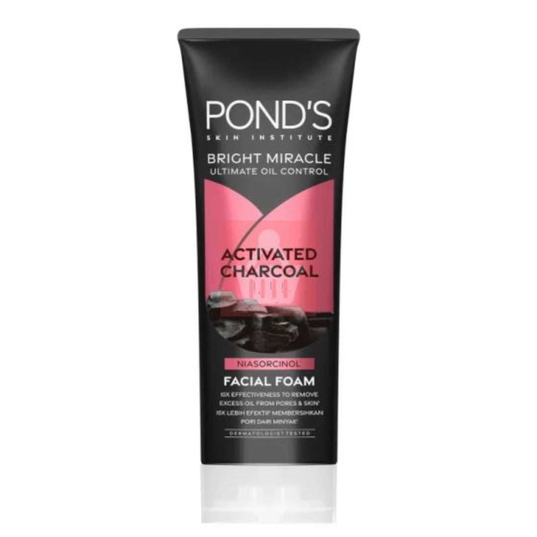 PONDS BRGHT MIRACLE OIL CONTROL CHARCOAL FACEWASH 100G