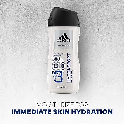 Adidas Men Hydra Sport 3 In 1 Shower Gel 250ml