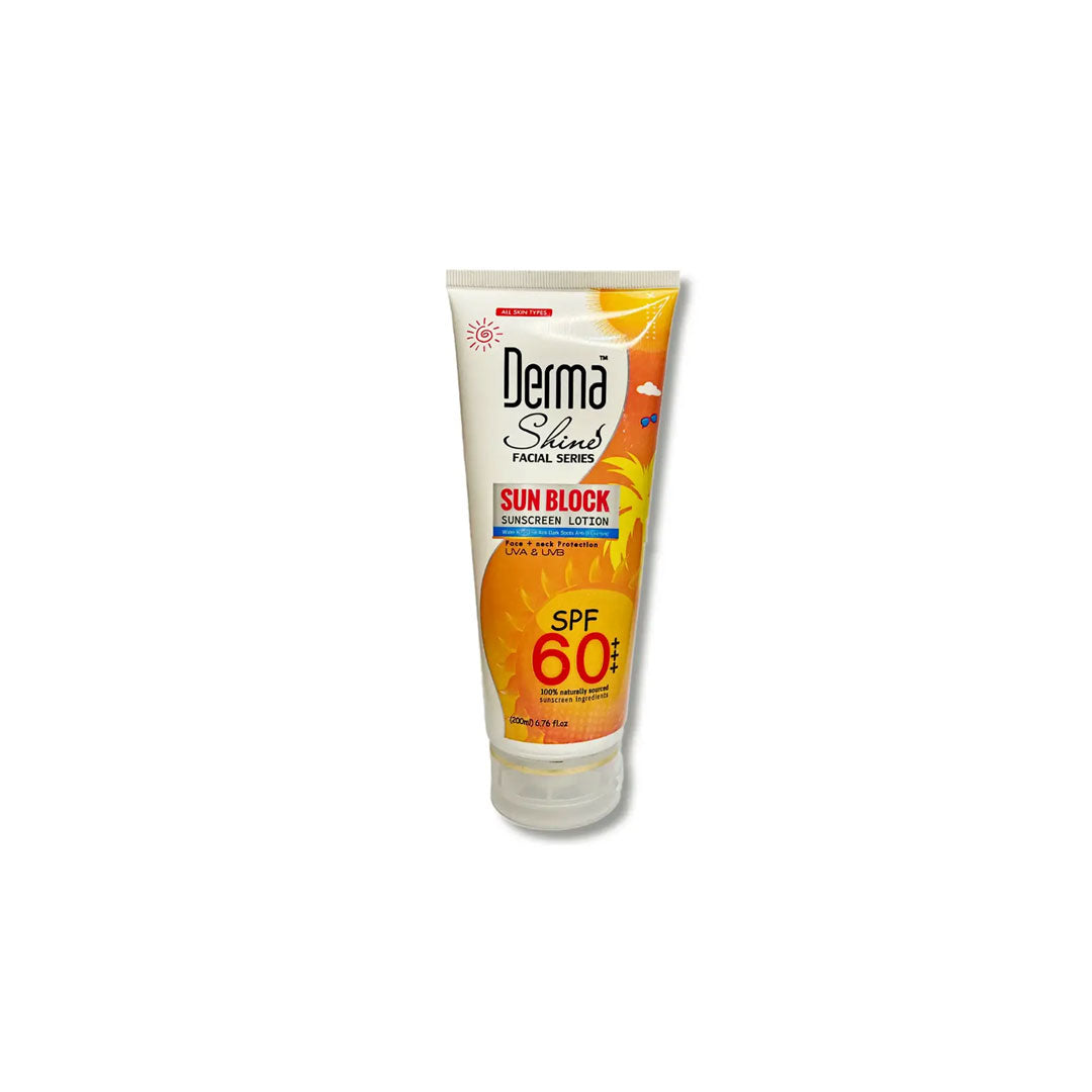 Derma Shine Spf 60 Sunblock 200g