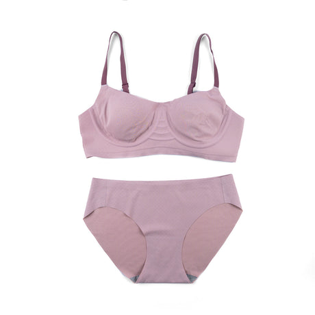 Non Wire Padded Bra Set - A16