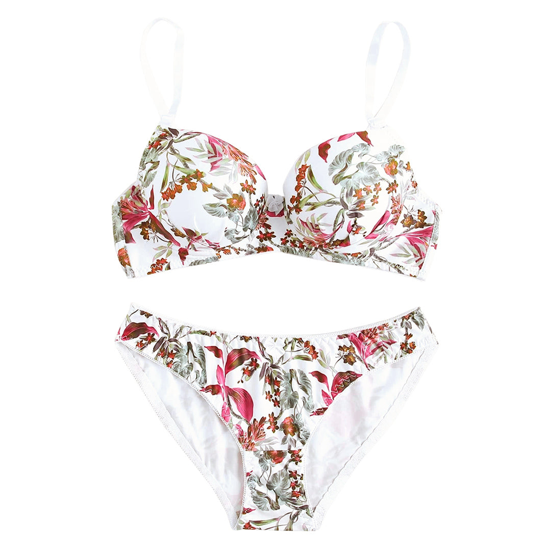 Belleza Lingerie Printed Padded Bra Set - A2134