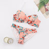 Printed Padded Bra Set - A2138